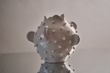 ARIES vase with natural pearls