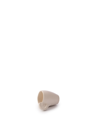 ARIES white espresso cup with white horn