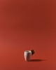 ARIES white espresso cup with golden horn