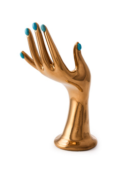 CEPHEUS vase with turqoise