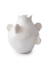 Aries white vase with white horns
