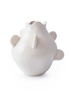 Aries white vase with white horns