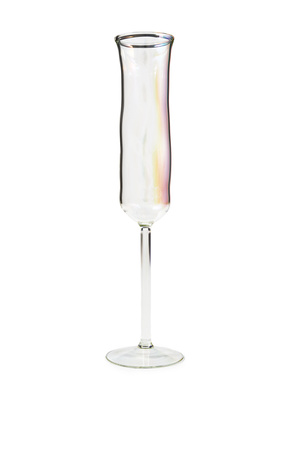 CAMELOPARDALIS champagne glass rainbow effect