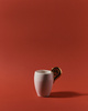 ARIES white cup with golden horn