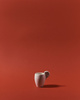 ARIES white espresso cup with white horn