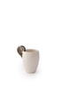 ARIES white cup with platinium horn